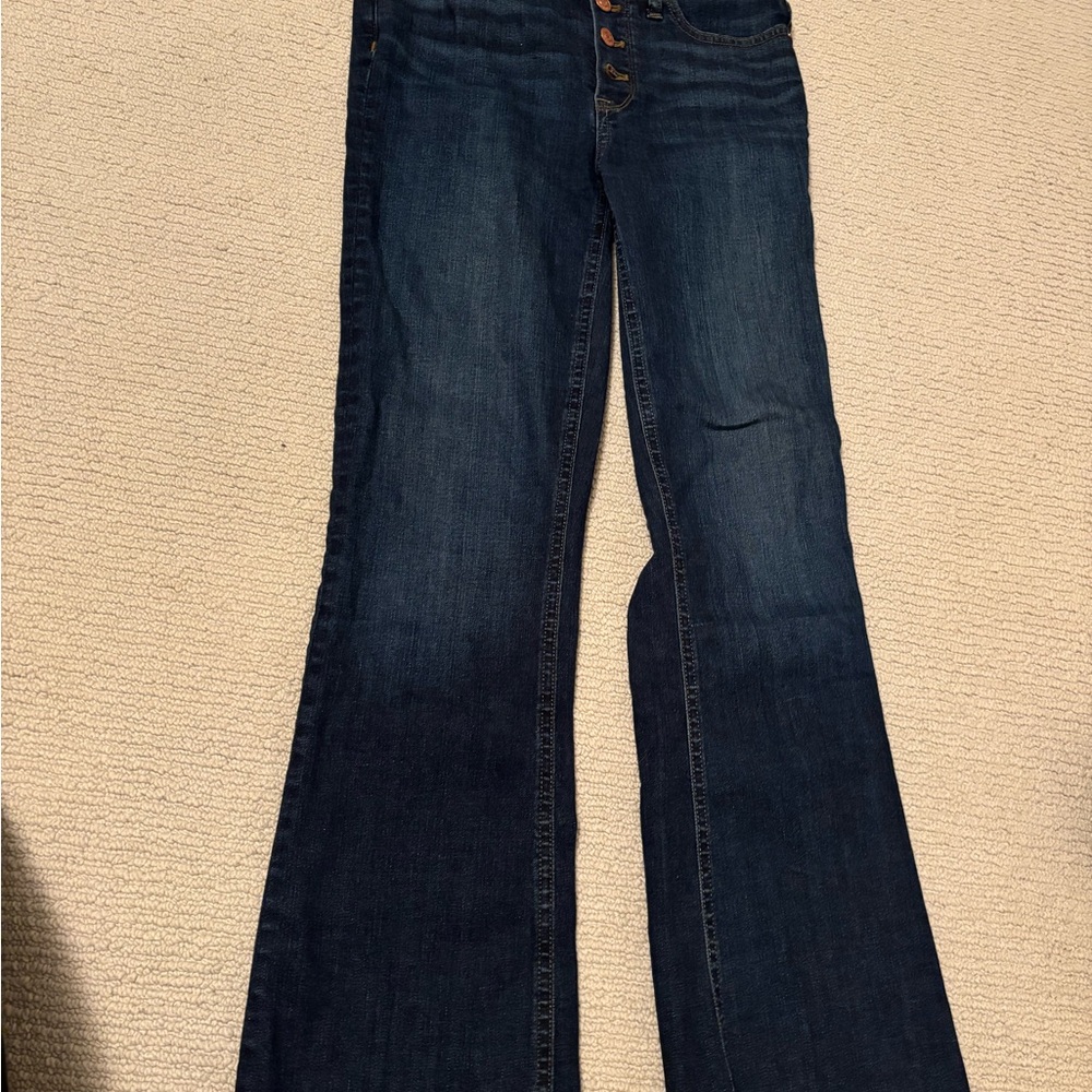JCrew kick flare button fly jeans